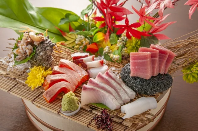 新鮮な刺身